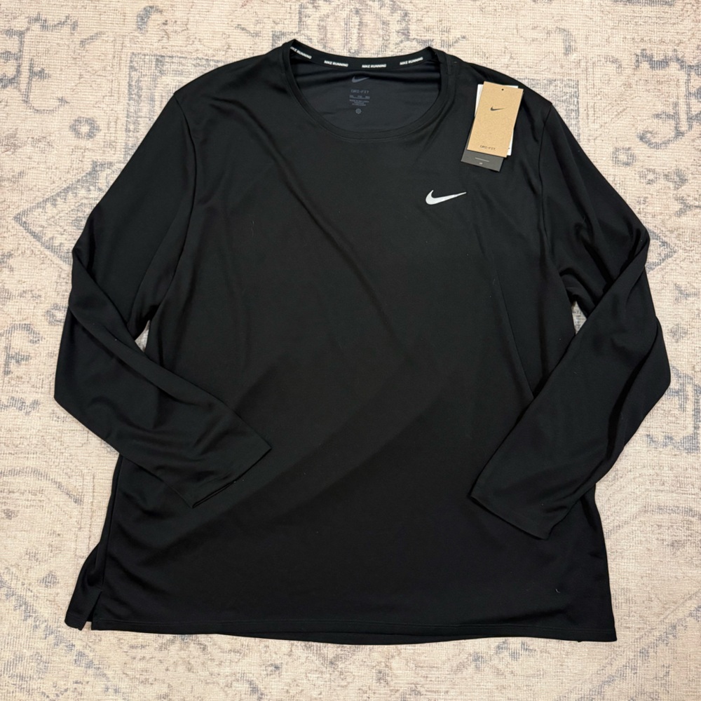 Men’s Nike Dry Fit Black Long Sleeve Shirt